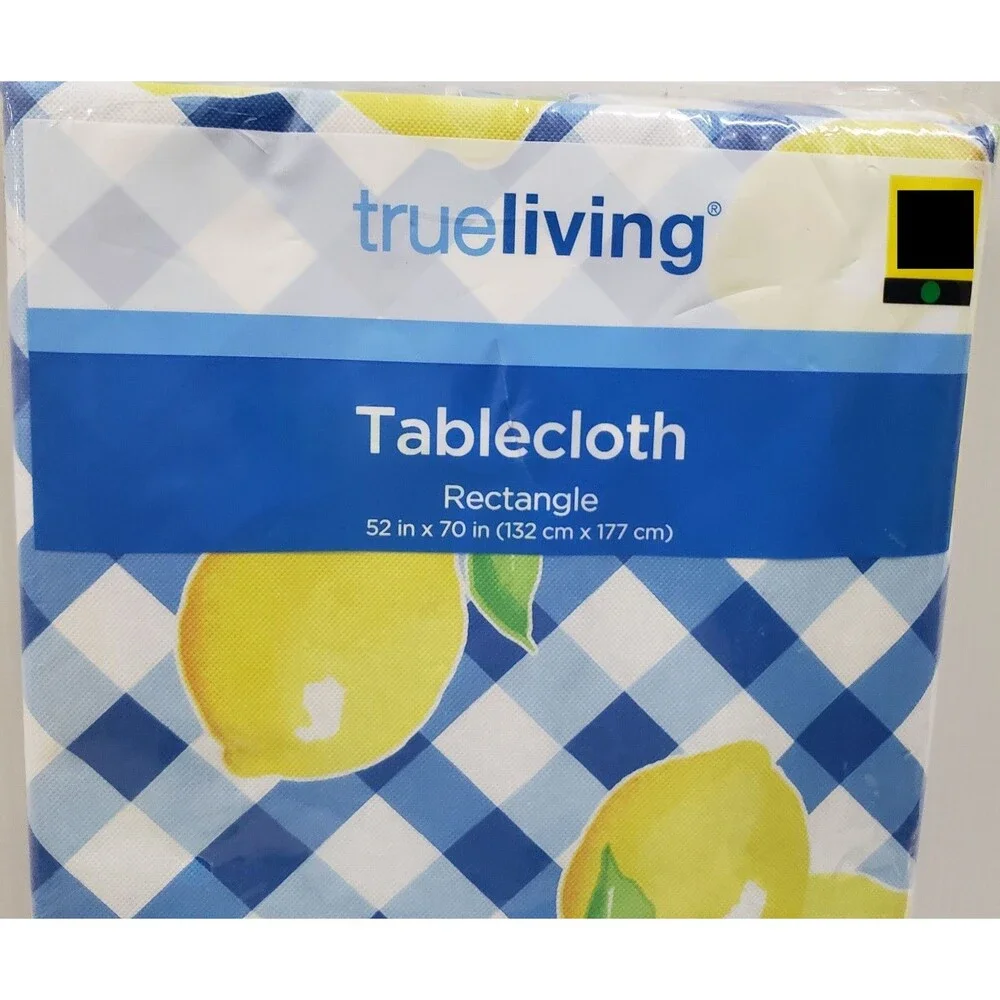 Printed Peva Vinyl Tablecloth, 52